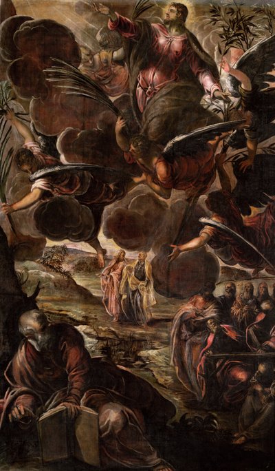 La ascensión de Cristo de Jacopo Robusti Tintoretto
